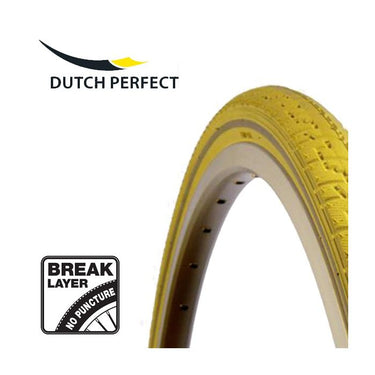 Dutch perfect 28x1.50 (40-622) no-puncture geel reflex draad