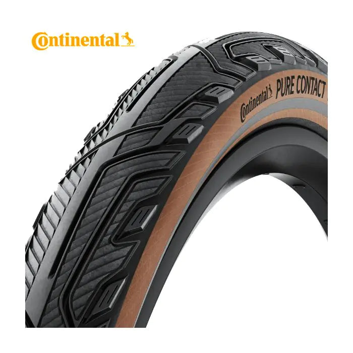Afbeelding laden in galerijviewer, Continental vouwband pure contact 60-584 zwart bruin
