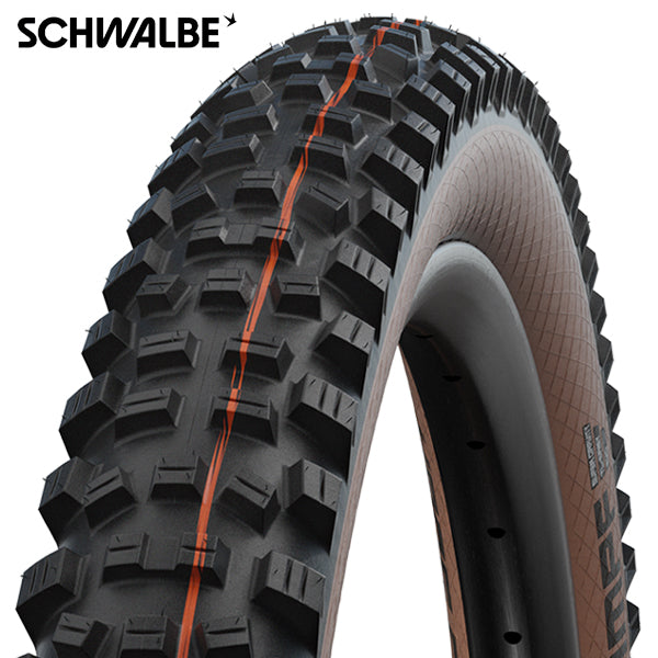 Afbeelding laden in galerijviewer, Vouwband Schwalbe Hans Dampf Evo Super Trail 27.5 x 2.35 60-584 - bronze sidewall
