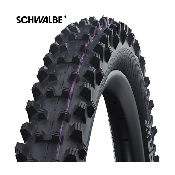 Afbeelding laden in galerijviewer, Schwalbe dirty dan - tle - addix ultra soft - super downhill - 29x2.35 - black
