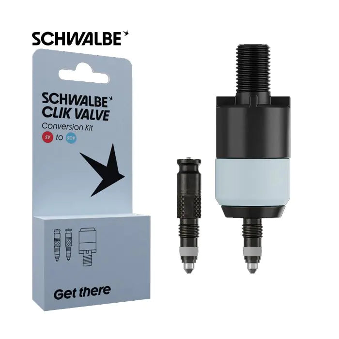 Afbeelding laden in galerijviewer, Schwalbe benelux b.v. schwalbe ventiel conversiekit clik sv-scv + pompkop adapter
