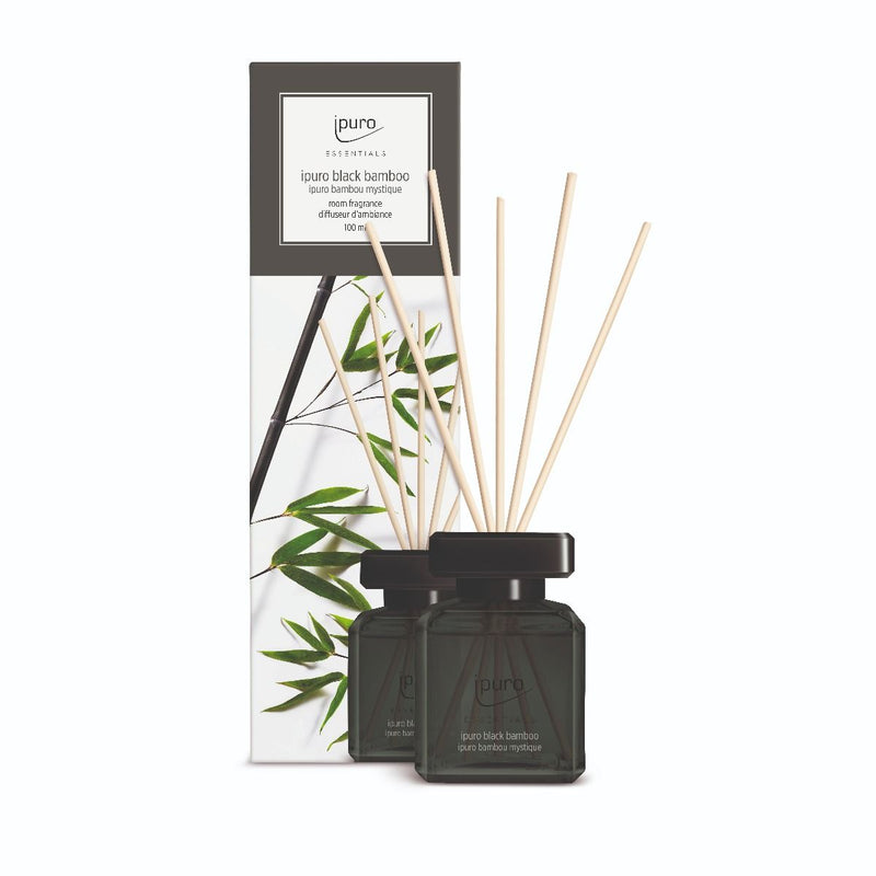 Afbeelding laden in galerijviewer, Ipuro geurdiffuser black bamboo 100 ml
