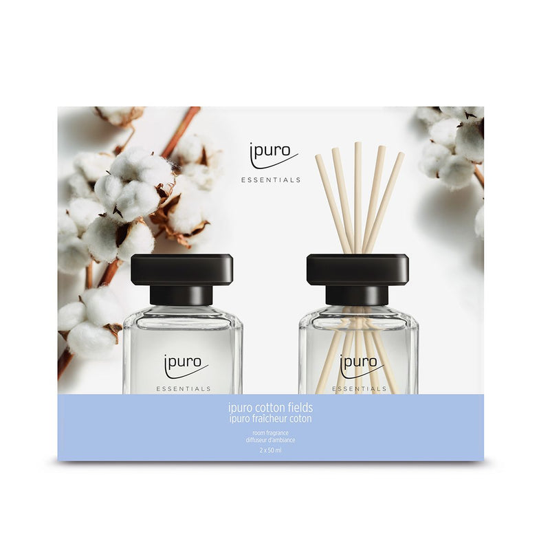 Afbeelding laden in galerijviewer, Ipuro geurdiffuser cotton field 2 x 50 ml
