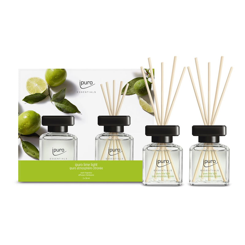 Afbeelding laden in galerijviewer, Ipuro geurdiffuser lime light 2 x 50 ml

