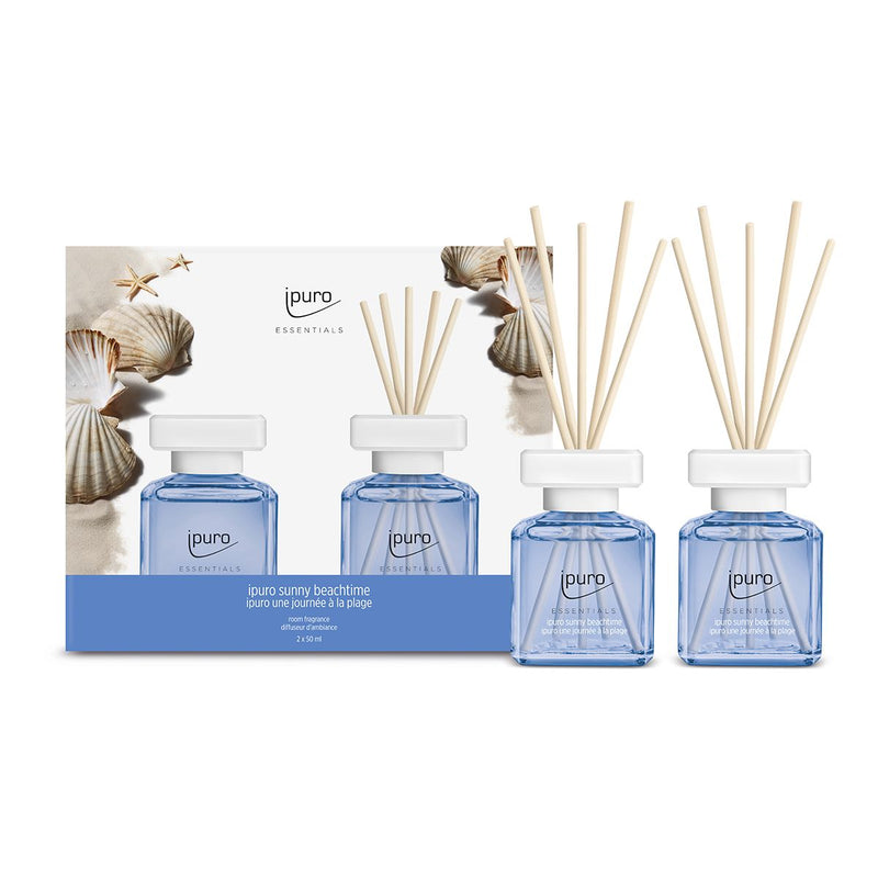 Afbeelding laden in galerijviewer, Ipuro geurdiffuser sunny beachtime 2 x 50 ml
