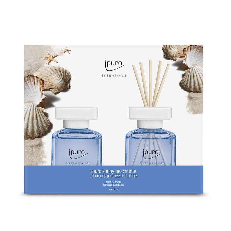Afbeelding laden in galerijviewer, Ipuro geurdiffuser sunny beachtime 2 x 50 ml
