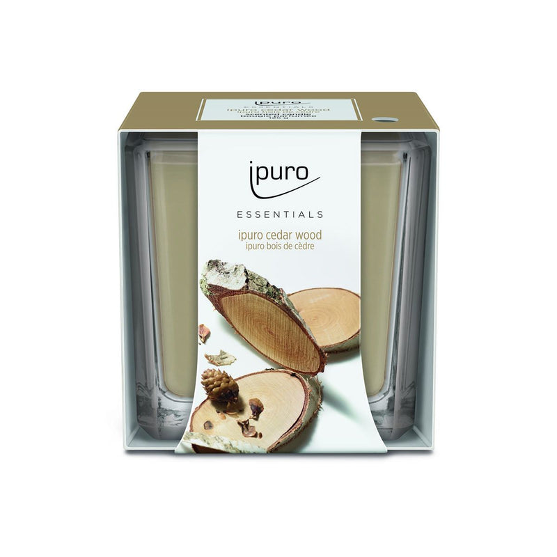 Afbeelding laden in galerijviewer, Ipuro geurkaars cedar wood 125gr.
