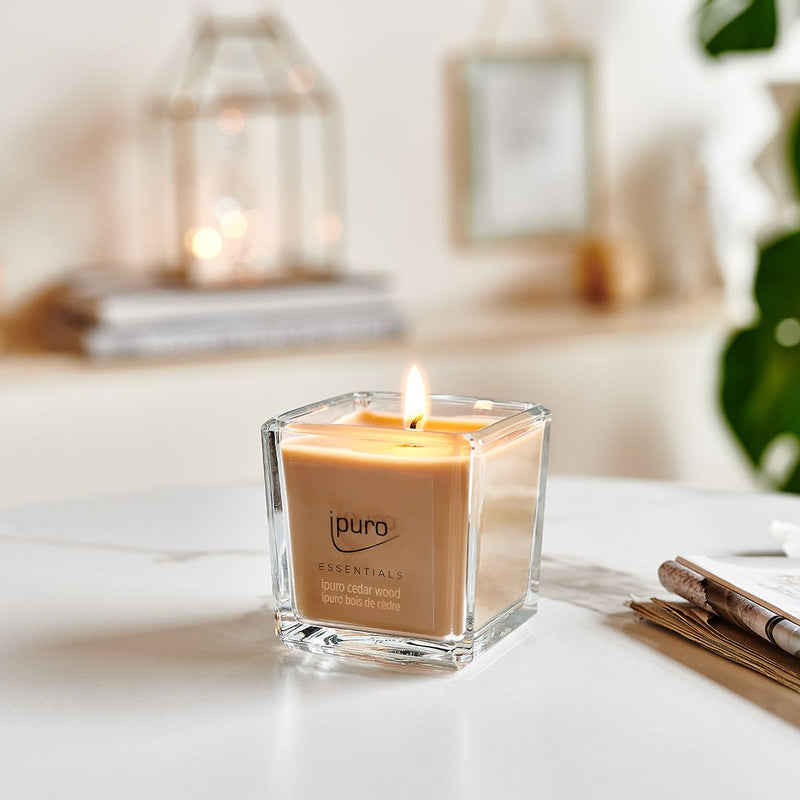Afbeelding laden in galerijviewer, Ipuro geurkaars cedar wood 125gr.

