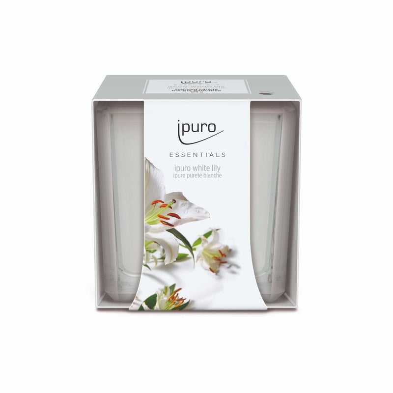 Afbeelding laden in galerijviewer, Ipuro geurkaars white lily 125gr.
