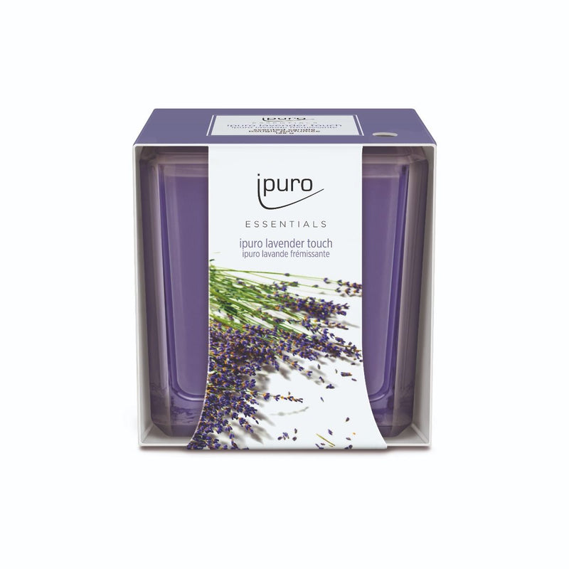 Afbeelding laden in galerijviewer, Ipuro geurkaars lavander touch 125gr.
