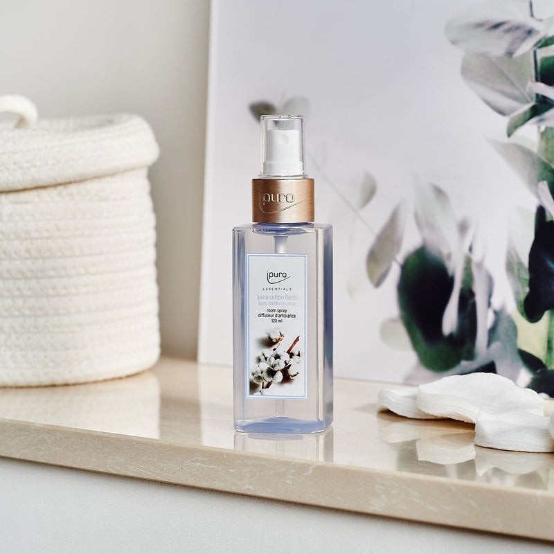 Afbeelding laden in galerijviewer, Ipuro cotton fields room spray 120ml
