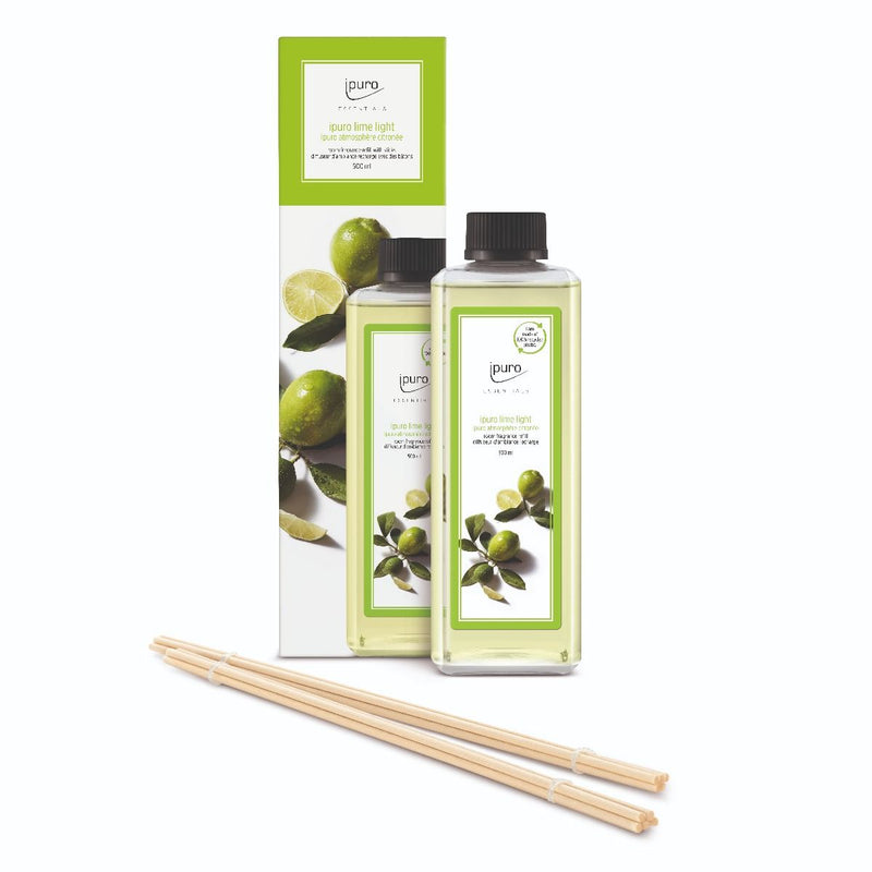 Afbeelding laden in galerijviewer, Ipuro geurdiffuser navulling lime light 500ml
