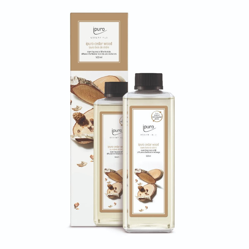 Afbeelding laden in galerijviewer, Ipuro geurdiffuser navulling cedar wood 500ml
