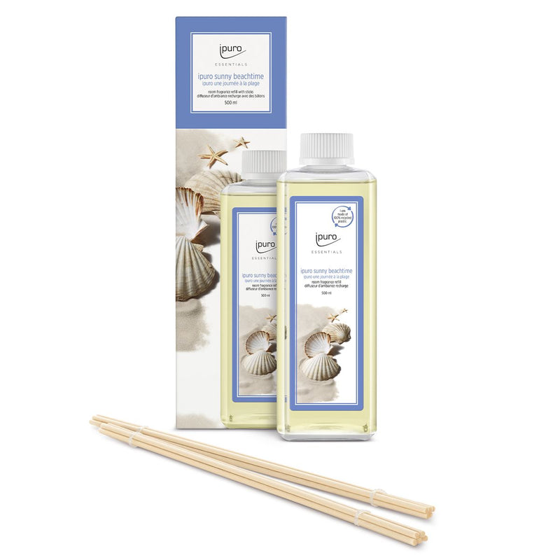 Afbeelding laden in galerijviewer, Ipuro geurdiffuser navulling sunny beachtime 500ml
