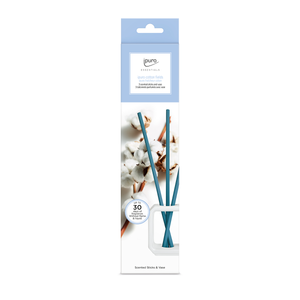 Ipuro scented sticks vase set cotton fields wit