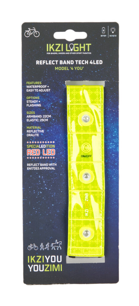 Afbeelding laden in galerijviewer, Ikzi reflex armband 4-led
