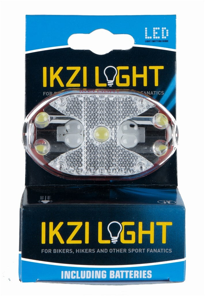 Afbeelding laden in galerijviewer, Ikzi Light koplamp ovaal 5 led batterij stuurbocht
