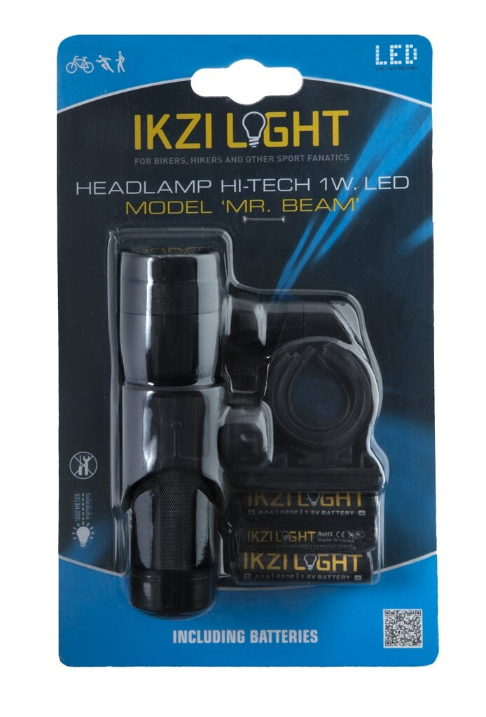Afbeelding laden in galerijviewer, Ikzi Light koplamp Mr Beam 1w led batterij stuurbocht
