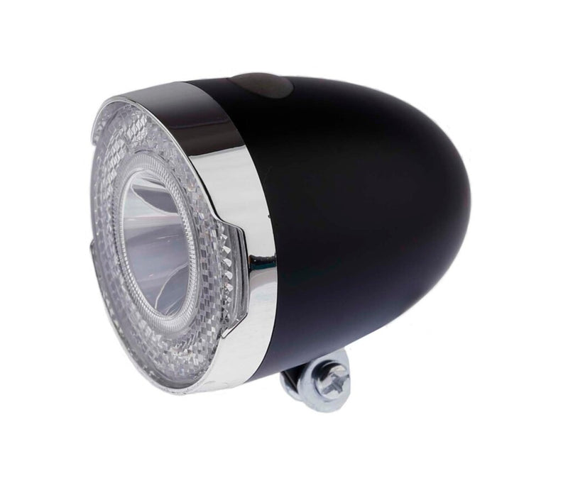 Afbeelding laden in galerijviewer, Ikzi koplamp retro jr 1x led - zwart
