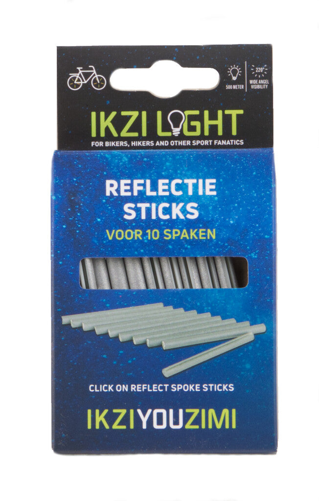 Afbeelding laden in galerijviewer, Ikzilight spaakreflectie 8 cm set van 10 stuks op kaart
