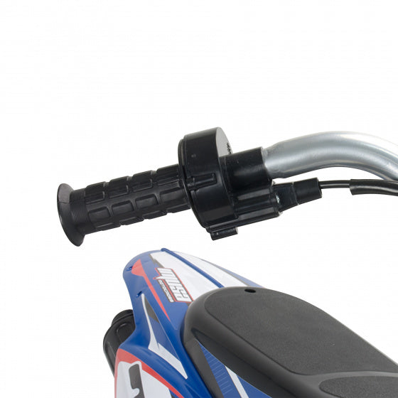 Afbeelding laden in galerijviewer, Injusa X-Trene Blue Fighter elektrische kindermotorfiets blauw
