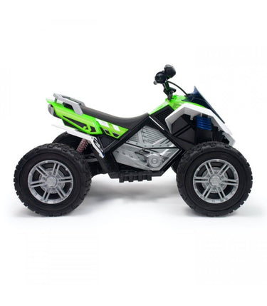 Injusa Elektrische kinderquad Rage 24V groen wit