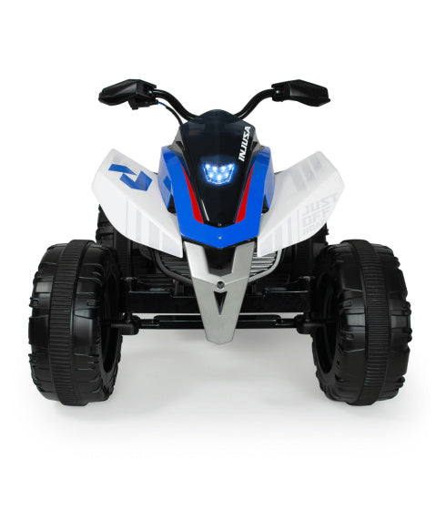 Afbeelding laden in galerijviewer, Injusa Rage elektrische kinderquad 12V blauw wit
