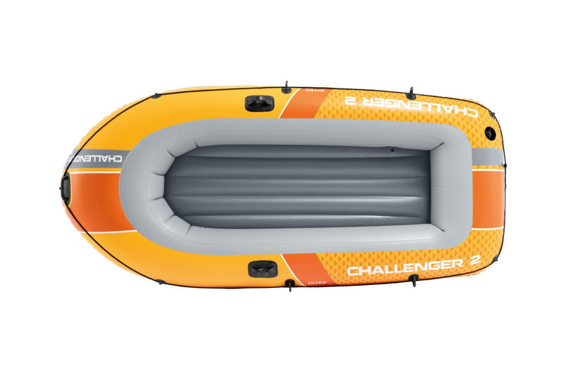 Afbeelding laden in galerijviewer, Intex challenger 2-persoons boot set inclusief peddels en pomp 236x114x41cm (
