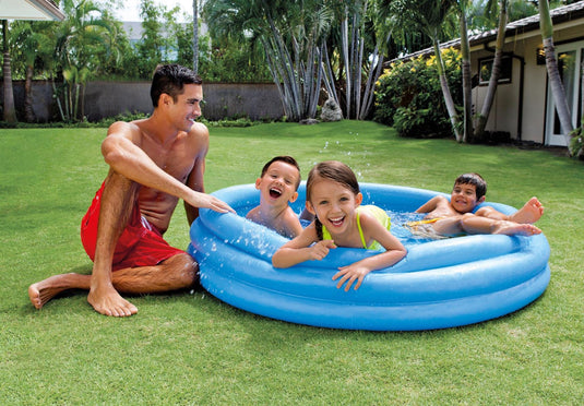 Intex zwembad kristal blauw 3-rings 147x33 cm