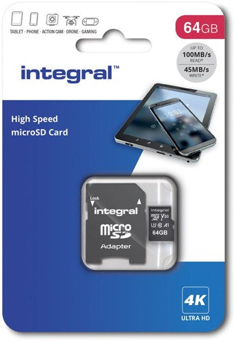 Afbeelding laden in galerijviewer, Enzo integral micro sd geheugenkaart v30 64gb - 9500405
