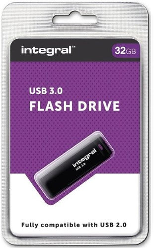 Afbeelding laden in galerijviewer, Enzo integral usb stick 32gb zwart 3.0 - 9500200
