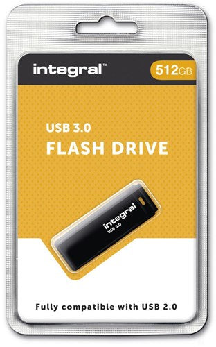 Afbeelding laden in galerijviewer, Enzo integral usb stick 512gb zwart 3.0 - 9500220

