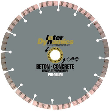 Interdynamics inter dynamics diamantzaag beton premium 350x25,4mm - 326350