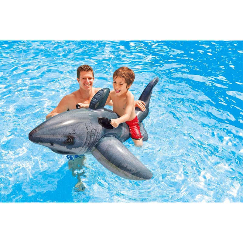 Afbeelding laden in galerijviewer, Intex ride-on haai 173x107cm
