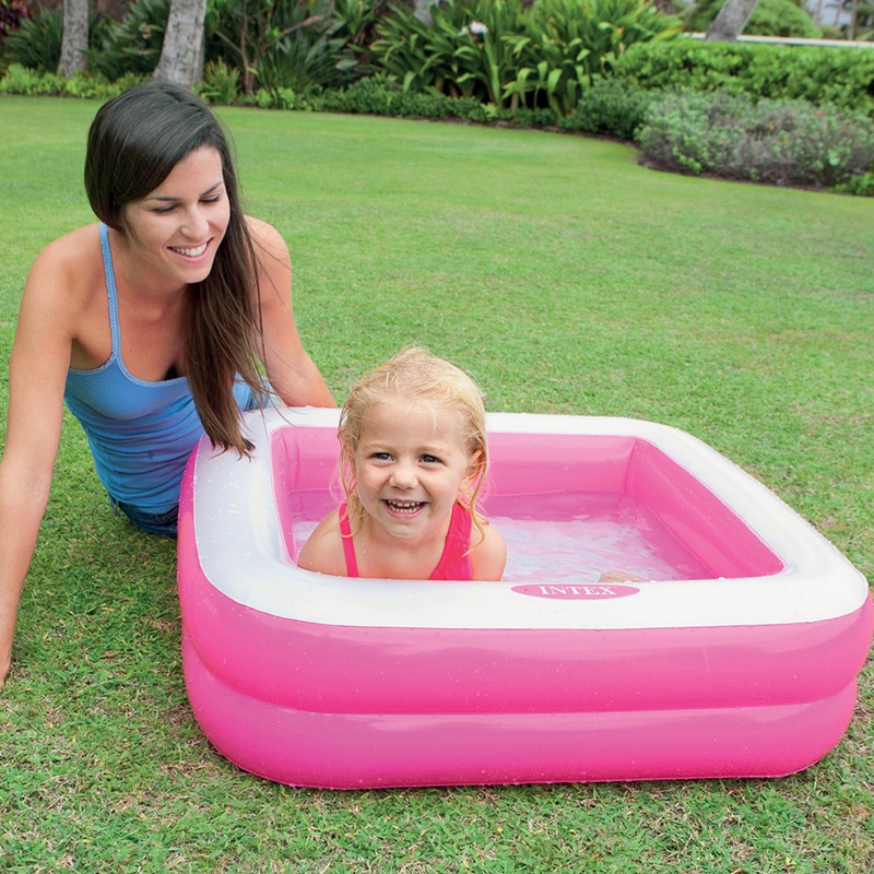 Afbeelding laden in galerijviewer, Intex zwembad play box roze 86x86cm
