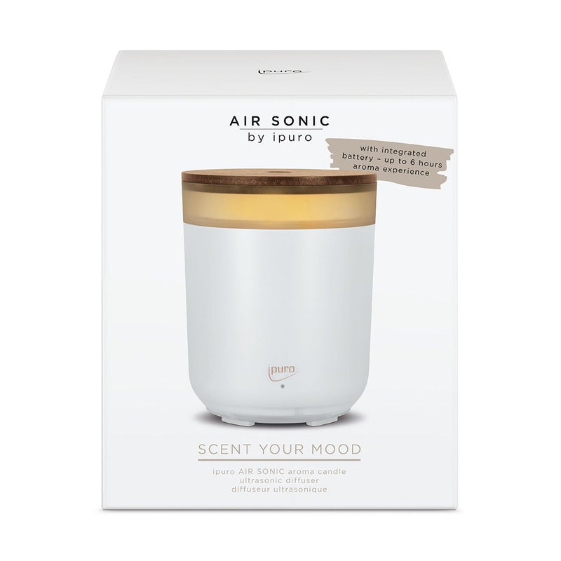 Afbeelding laden in galerijviewer, Ipuro air sonic aroma kaars wit
