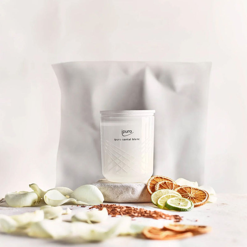Afbeelding laden in galerijviewer, Ipuro geurkaars santal blanc 270gr
