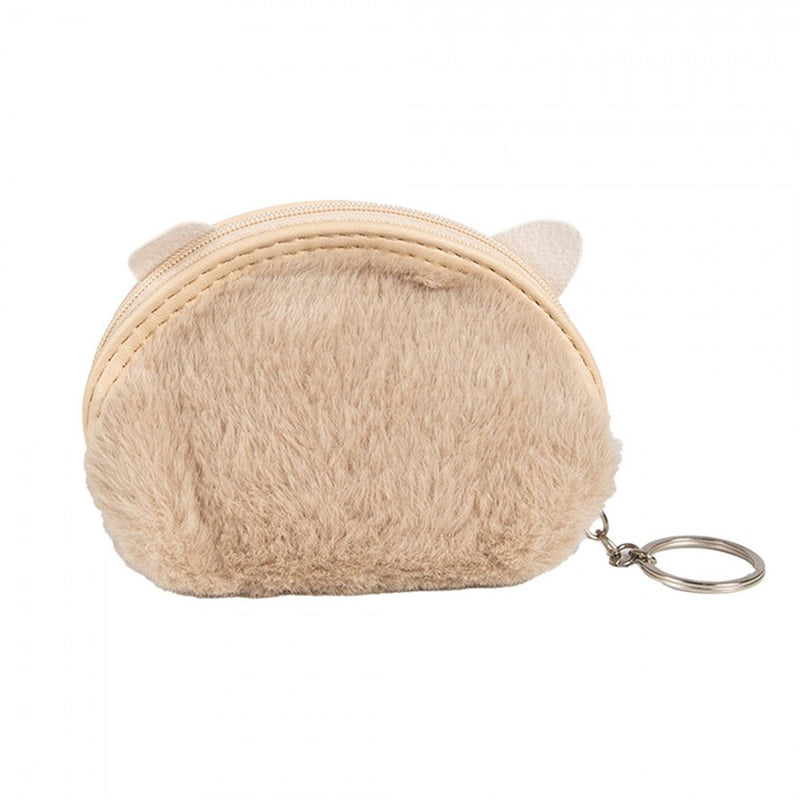 Afbeelding laden in galerijviewer, Clayre eef portemonnee beige kat poes 12x2x9cm
