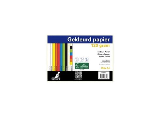 Kangaro kopieerpapier a4 120gr 100vel wit