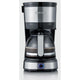 Severin koffiezetapparaat 4-kops 750w rvs zwart