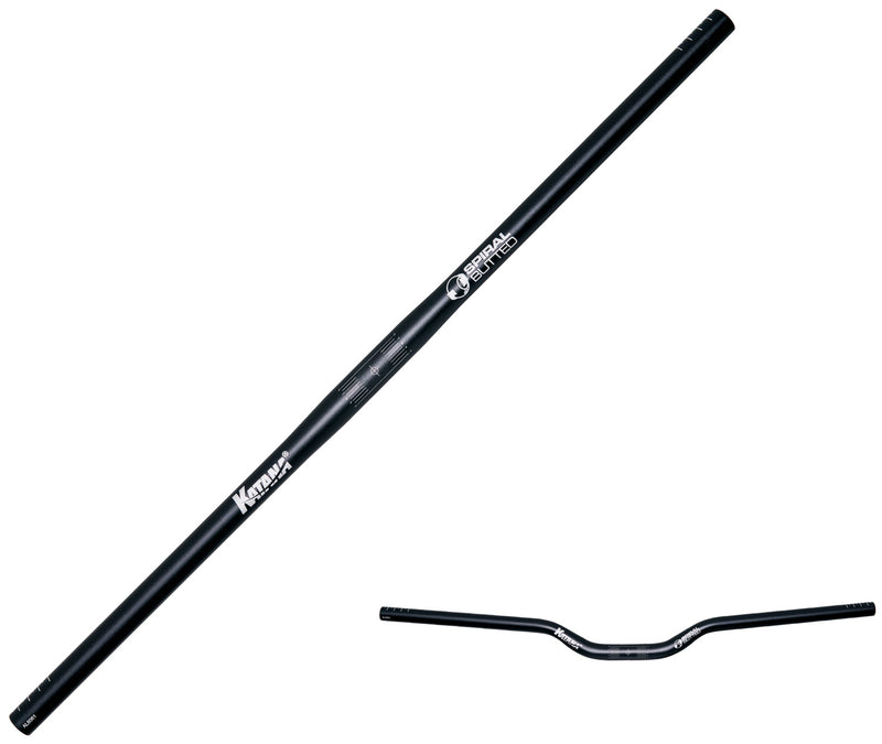Afbeelding laden in galerijviewer, Katana spiral butted riser bar 25.4mm handlebar
