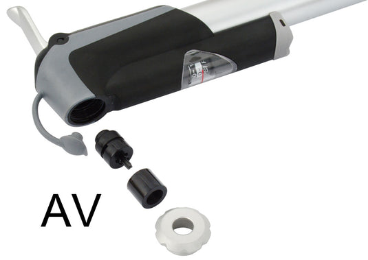 Katana alu mini pump with pressure gauge