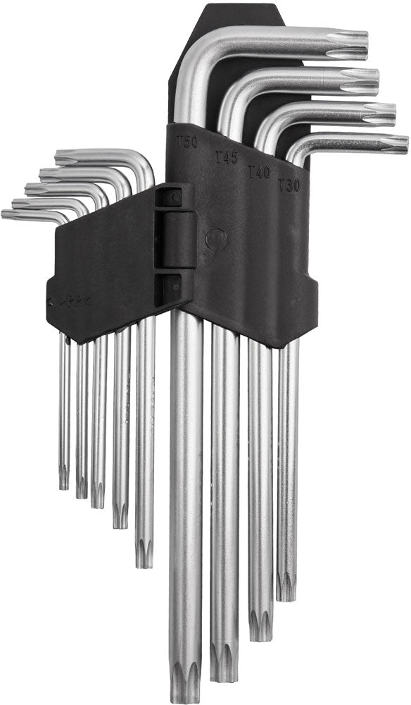 Afbeelding laden in galerijviewer, Katana torx angle wrench set ith bore t10 - t50
