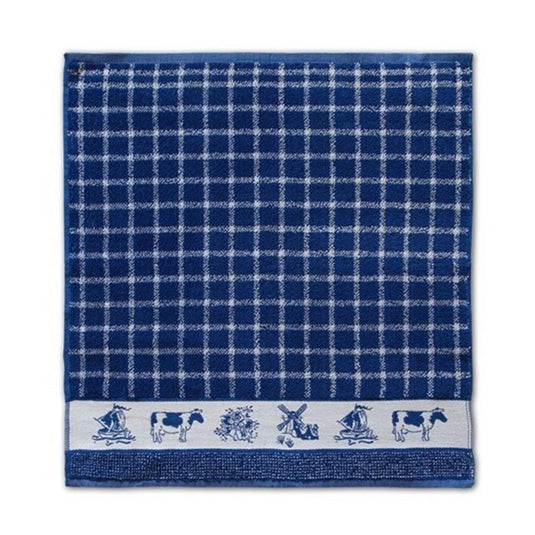 Ddddd dddd keukendoek 50x55 cm dutchie 6st blauw