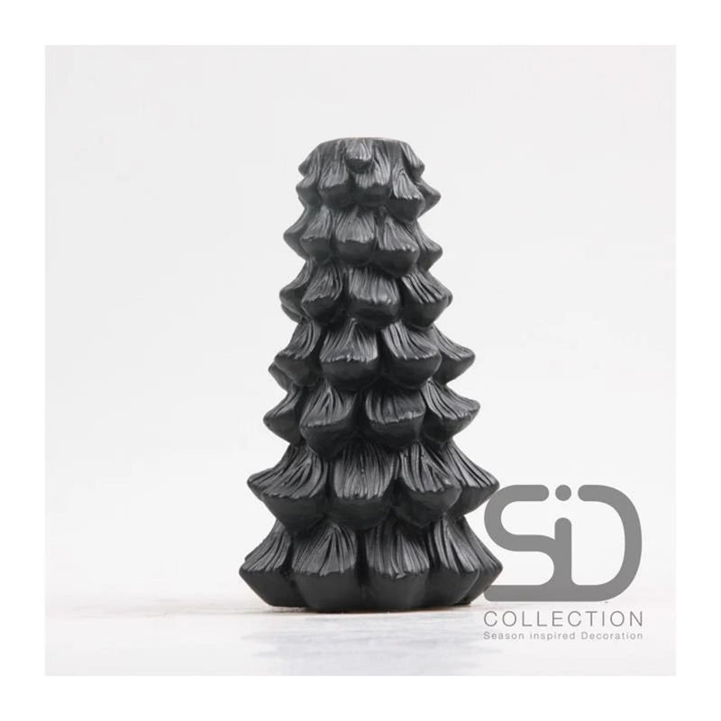 Afbeelding laden in galerijviewer, Season inspired decoration kaarsenstandaard 11x11x19 zwart
