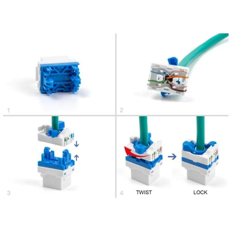 Afbeelding laden in galerijviewer, Rj45 lsa keystone
