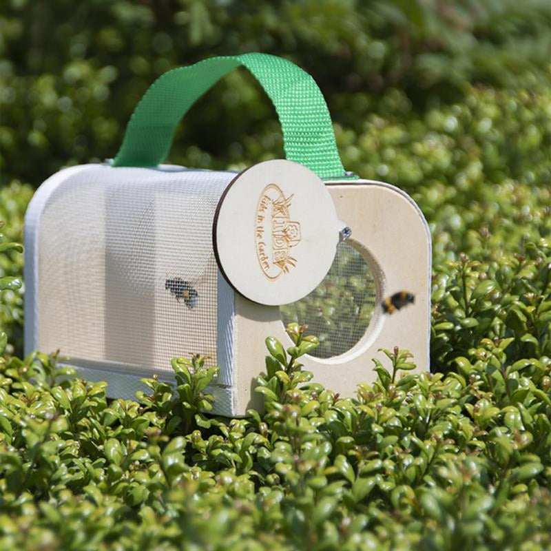 Afbeelding laden in galerijviewer, Esschert design houten insectenstudiedoos 18,7x9.8x10cm
