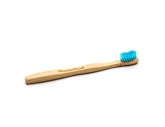 The humble co. tandenborstel bamboe - kind - ultra soft - blauw