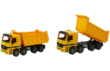 Aro kiepwagen geel 36cm in vensterdoos