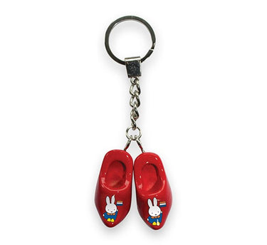 Nijntje sleutelhanger 2 klomp 4 cm rood